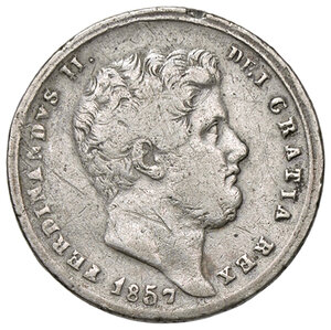 obverse: NAPOLI, Ferdinando II Di Borbone - 20 Grana, 1857