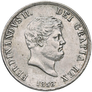 obverse: NAPOLI, Ferdinando II Di Borbone - 120 Grana, 1858