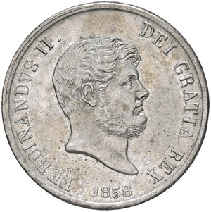 obverse: NAPOLI, Ferdinando II di Borbone - 120 Grana, 1858