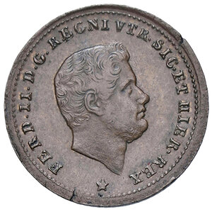 obverse: NAPOLI, Ferdinando II Di Borbone - 1 Tornese, 1858