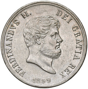 obverse: NAPOLI, Ferdinando II Di Borbone - 120 Grana, 1859