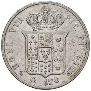 reverse: NAPOLI, Ferdinando II Di Borbone - 120 Grana, 1859