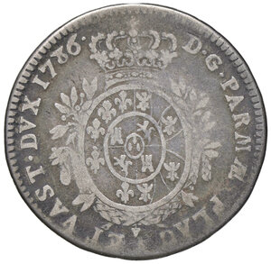 reverse: PARMA, Ferdinando di Borbone - Mezzo Ducato, 1786