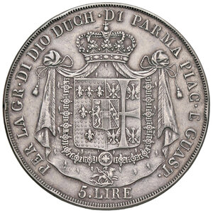 reverse: PARMA, Maria Luigia d  Austria - 5 Lire, 1815