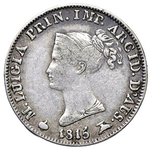 obverse: PARMA, Maria Luigia d  Austria - 5 Soldi, 1815