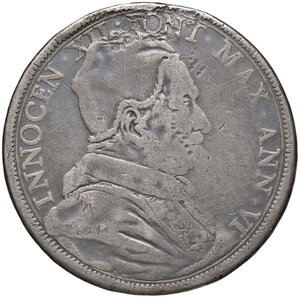 obverse: ROMA, Innocenzo XII - Piastra, 1696