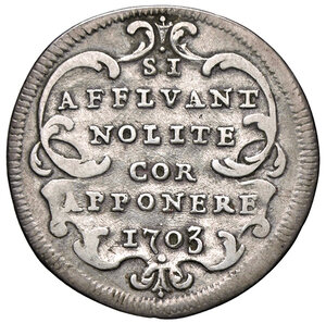 reverse: ROMA, Clemente XI - Giulio, 1703