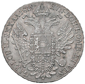 reverse: AUSTRIA, Tallero di Convenzione, 1819-A