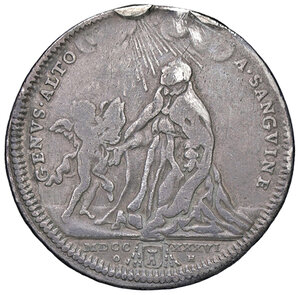 reverse: ROMA, Clemente XII - Testone , 1736