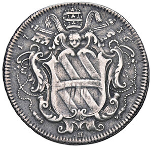 obverse: ROMA, Clemente XII - Testone , 1736