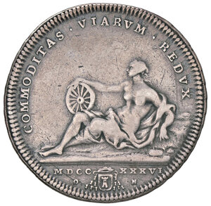 reverse: ROMA, Clemente XII - Testone , 1736