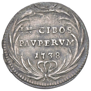 reverse: ROMA, Clemente XII - Grosso, 1738