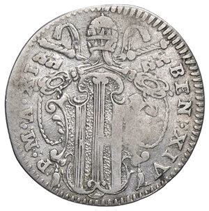 obverse: ROMA, Benedetto XIV - Grosso del Giubileo, 1750