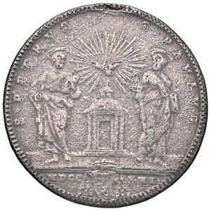 reverse: ROMA, Clemente XIII - Testone, 1761