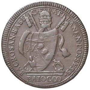 obverse: ROMA, Pio VII - Baiocco, 1801