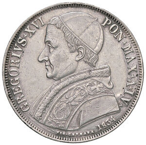 obverse: ROMA, Gregorio XVI - Scudo, 1834