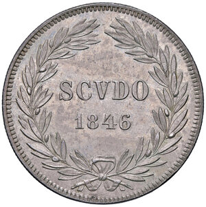 reverse: ROMA, Gregorio XVI - Scudo, 1846