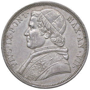 obverse: ROMA, Pio IX - Scudo, 1853