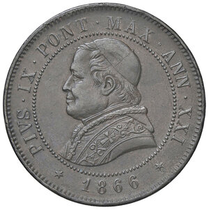 obverse: ROMA, Pio IX - 4 Soldi, 1866