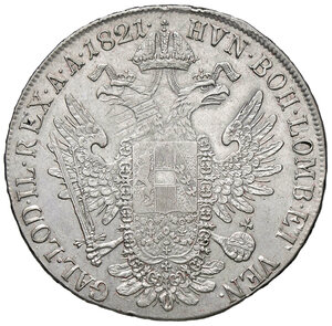 reverse: AUSTRIA, Tallero di Convenzione, 1821-E