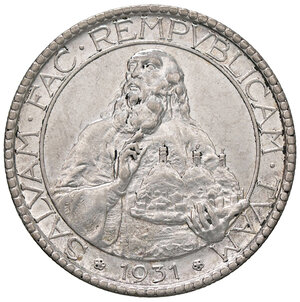 reverse: SAN MARINO, 20 Lire, 1931