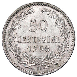 reverse: SAN MARINO, 50 Centesimi, 1898