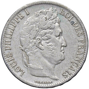 obverse: FRANCIA, Luigi Filippo - 5 Franchi, 1831 T