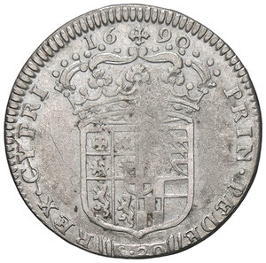 reverse: TORINO, Vittorio Amedeo II - Lira II tipo, 1690