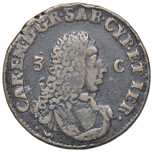 obverse: TORINO, Carlo Emanuele III - 3 Cagliaresi, 1732