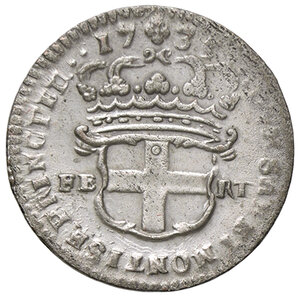 reverse: TORINO, Carlo Emanuele III - 2,6 Soldi, 1735