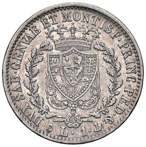 reverse: CARLO FELICE, 1 Lira, 1828-G