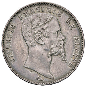 obverse: VITTORIO EMANUELE II RE ELETTO, 2 Lire, 1860-F