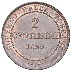 reverse: VITTORIO EMANUELE II RE ELETTO, 2 Centesimi, 1859