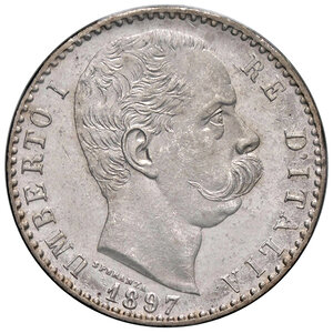 obverse: UMBERTO I, 2 lire, 1897