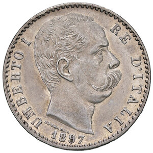 obverse: UMBERTO I, 2 lire, 1897