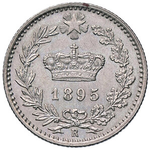 obverse: UMBERTO I, 20 centesimi, 1895-R