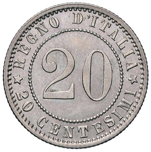 reverse: UMBERTO I, 20 centesimi, 1895-R