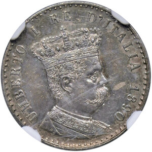 obverse: UMBERTO I - ERITREA, 50 Centesimi, 1890