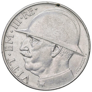 obverse: VITTORIO EMANUELE III, 20 Lire, 1928