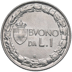 reverse: VITTORIO EMANUELE III, 1 Lira, 1924