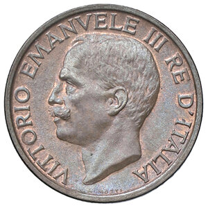 obverse: VITTORIO EMANUELE III, 10 Centesimi, 1921