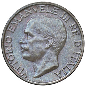 obverse: VITTORIO EMANUELE III, 10 Centesimi, 1924