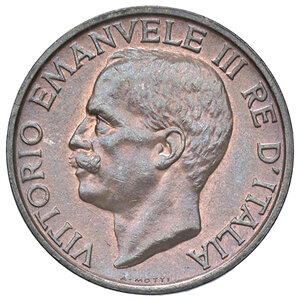 obverse: VITTORIO EMANUELE III, 10 Centesimi, 1925