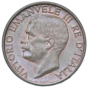 obverse: VITTORIO EMANUELE III, 10 Centesimi, 1931