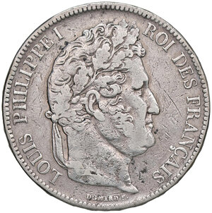 obverse: FRANCIA, Luigi Filippo - 5 Franchi, 1841 BB