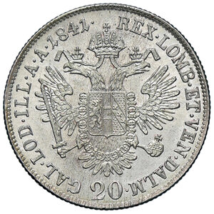 reverse: AUSTRIA, Ferdinando I - 20 Kreuzer, 1841-A