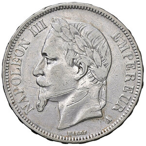 obverse: FRANCIA, Napoleone III - 5 Franchi, 1868