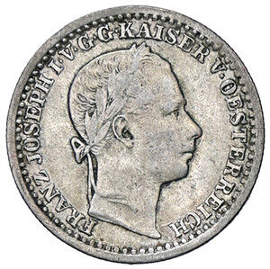 obverse: AUSTRIA, Francesco Giuseppe - 10 Kreuzer, 1863-A