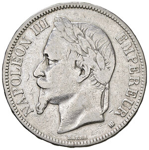 obverse: FRANCIA, Napoleone III - 5 Franchi, 1868