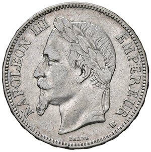 obverse: FRANCIA, Napoleone III - 5 Franchi, 1868